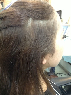 細い髪の毛 ロングのストレートパーマ 茨城県の理容室 パーソナルカラー ヘアーサロン オオヌキ